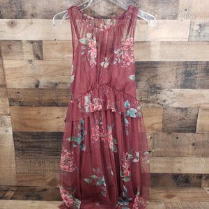 Lauren Conrad Sheer Floral Dress 2